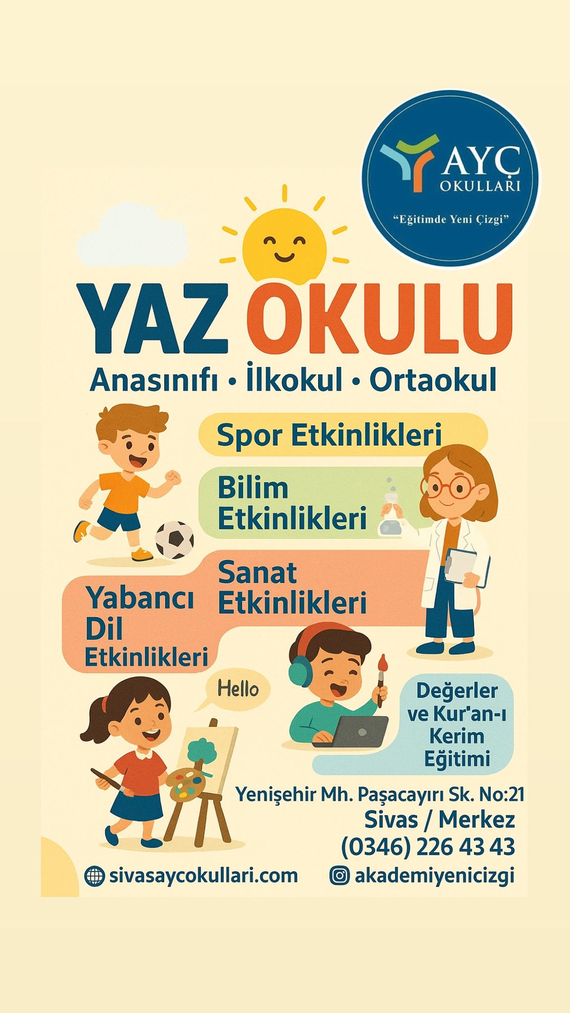  2025 Yaz Okulumuz Açılıyor